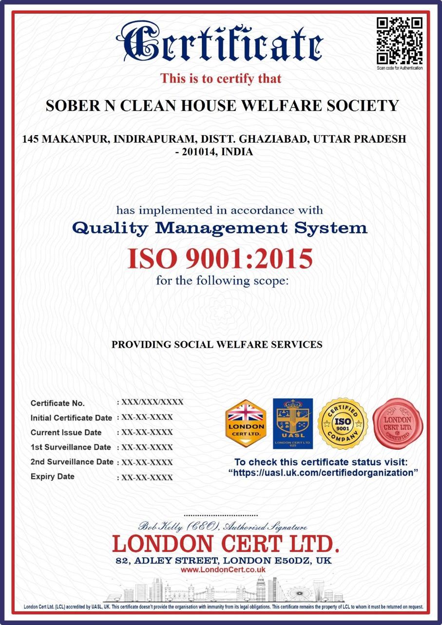 Sober N Clean House Award 17